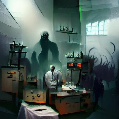 Creepy Scientists in Sinister Lab Experiment