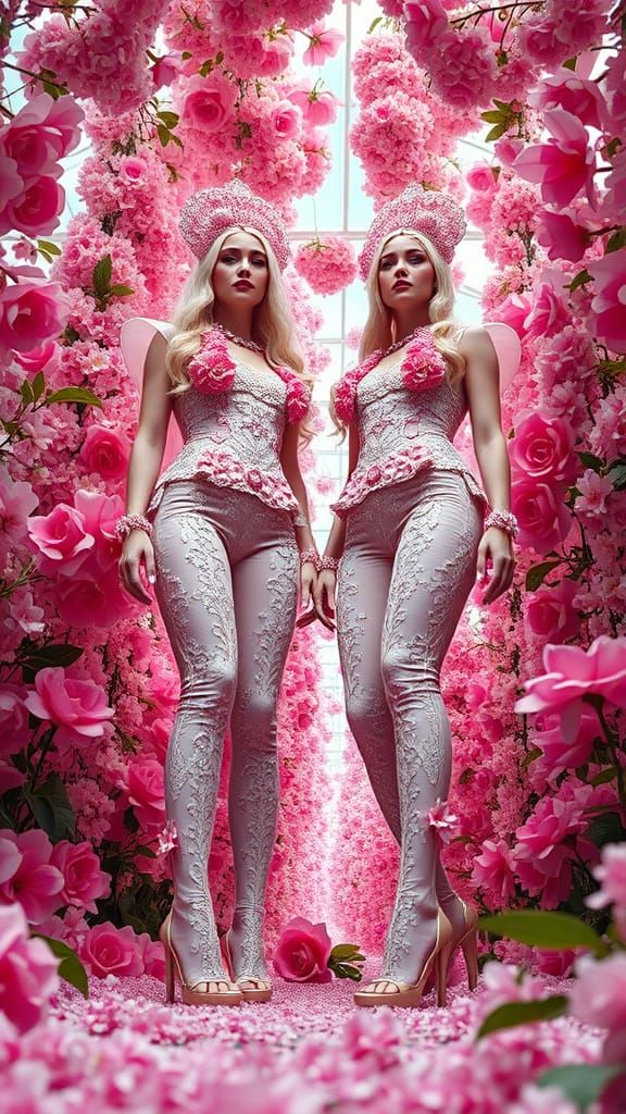 Floral Latex Dominatrixes in a Flower Universe