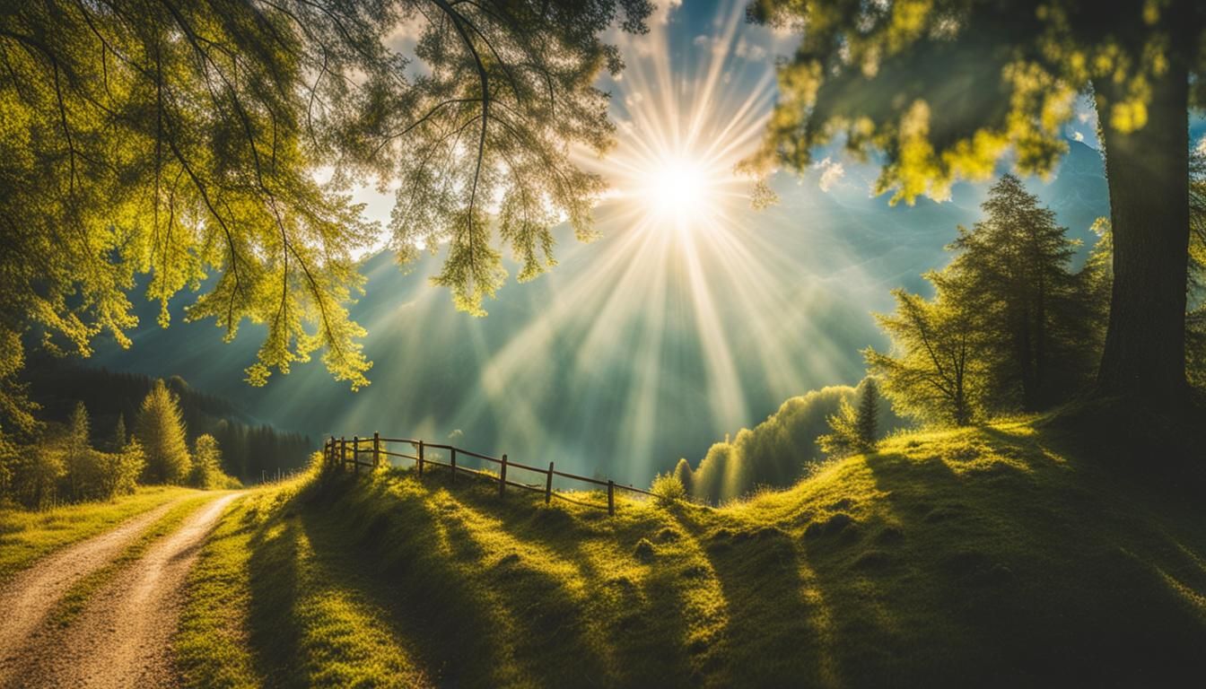 Heavenly Sunshine Over Slovenia, Soft Focus