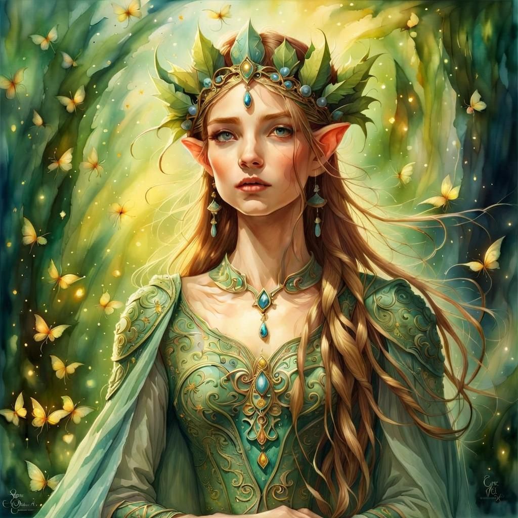 Young Woodland Elf Queen