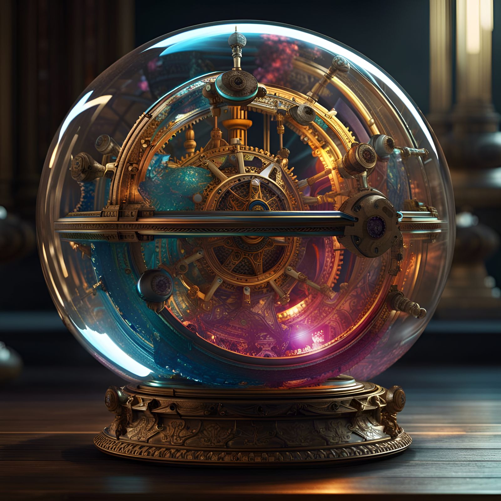 Anachronic Glass Sphere