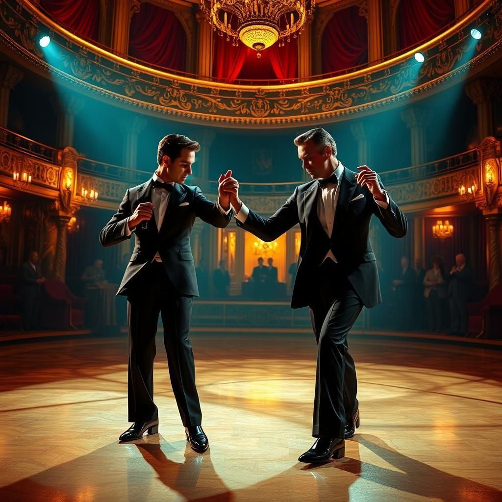 Hitchcocks Dance Tango: Detailed Fantasy Concept Art