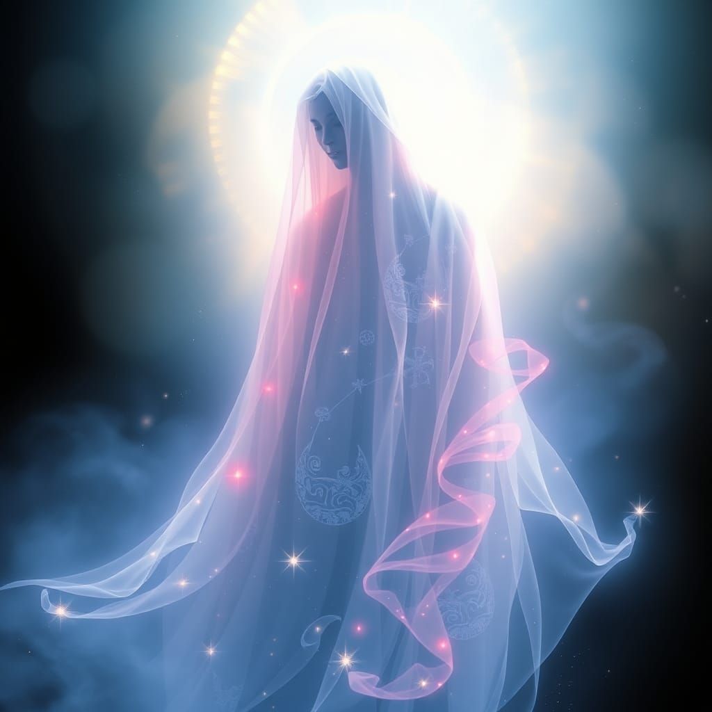 Ethereal Figure in Dreamlike Surrealist Style