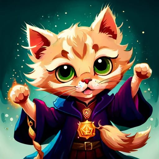cat wizard