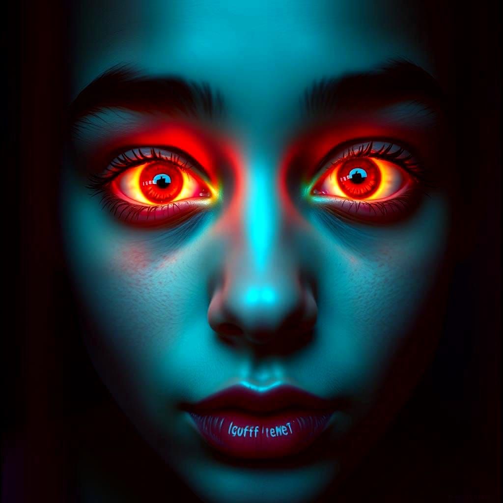 Superfluid Helium Eyes Character Design