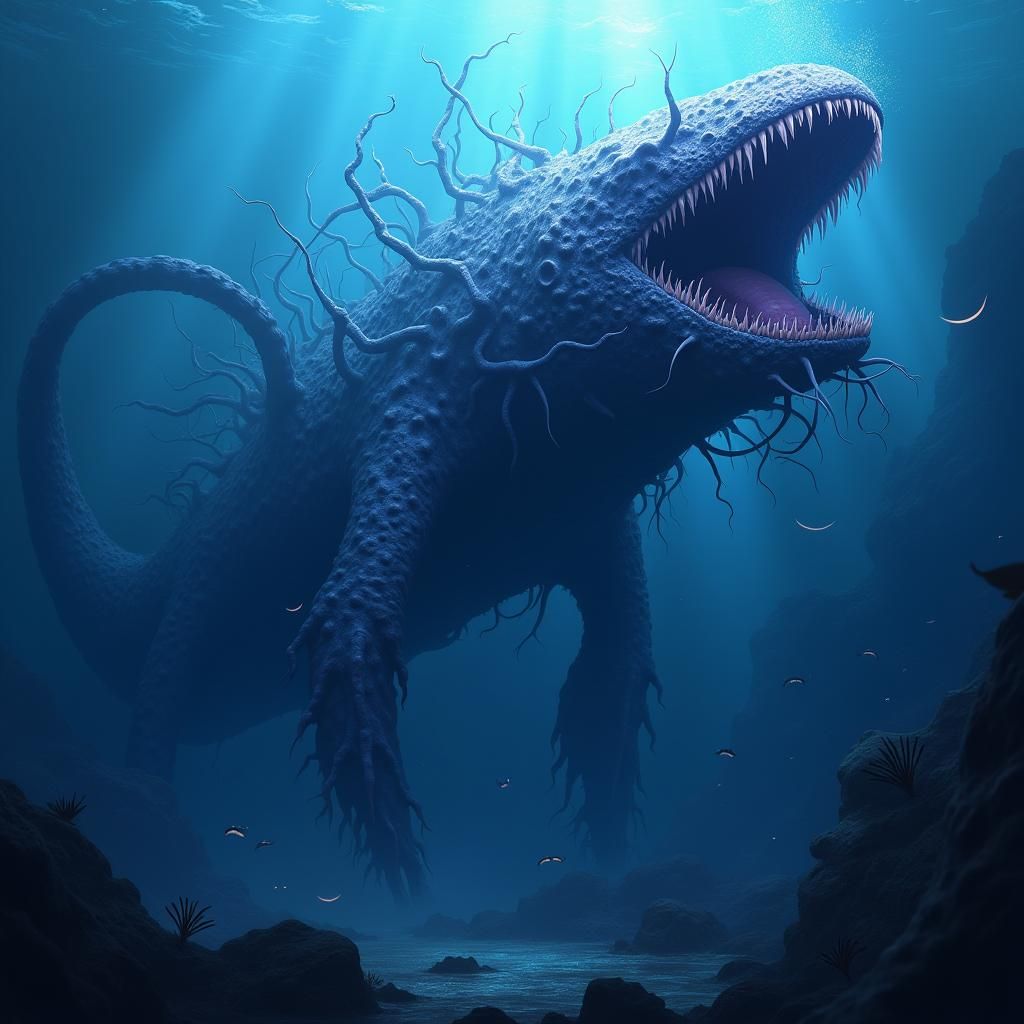 Abyssal Leviathan Rises From Ocean Depths