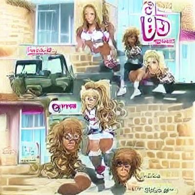 Gyaru Anime Character Illustration
