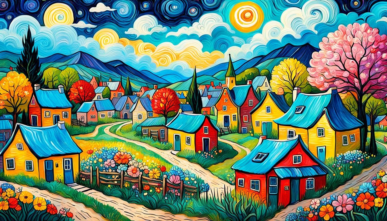 Village by @Chrystal