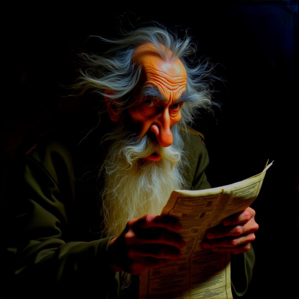 Shocked Old Man Reacts to Municipal Bill