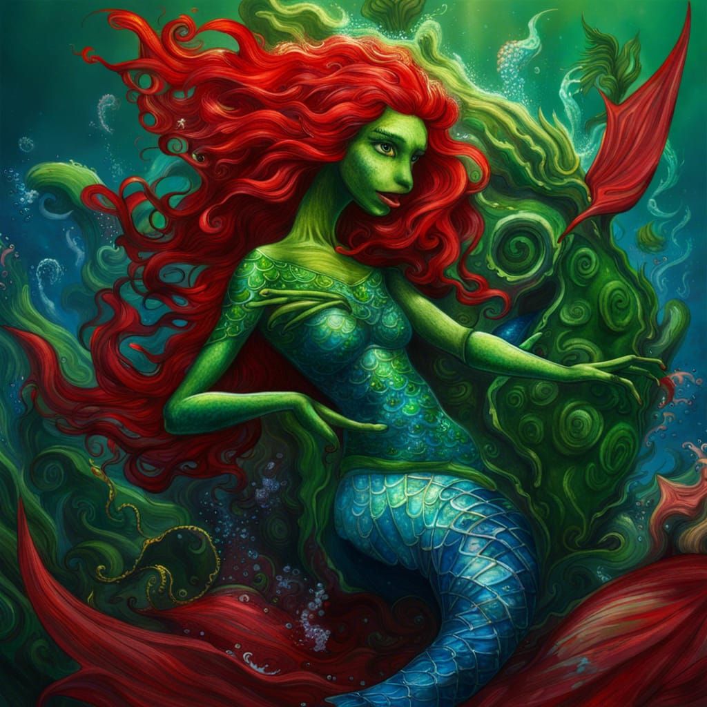 Green Mermaid O.O
