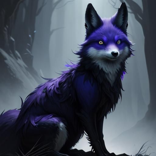 Fox Zombie Concept Art in Dark Fantasy Style