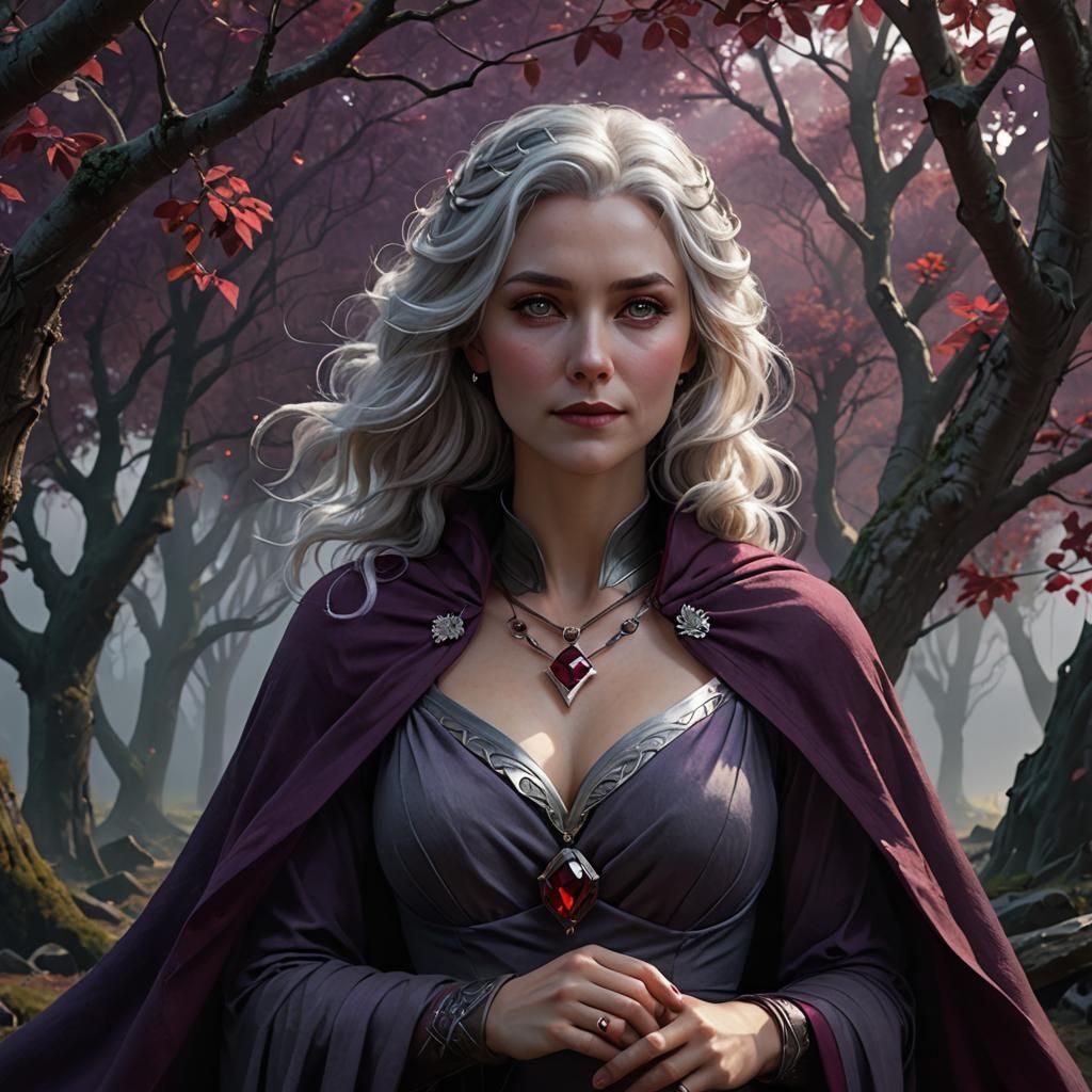 Norse Goddess in Ethereal Fantasy Art Style