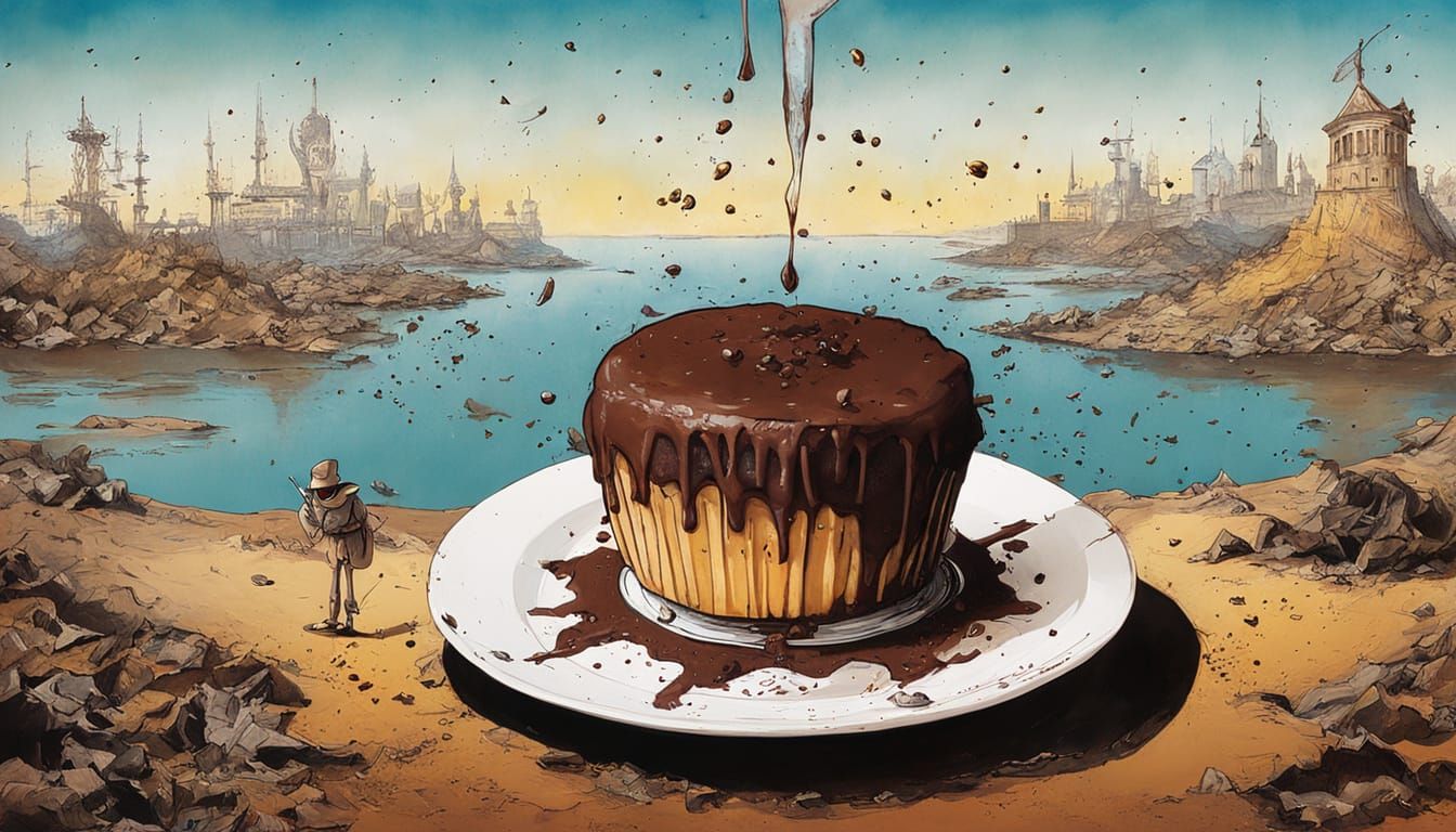 A Squirting Chocolate soufflé from another land.