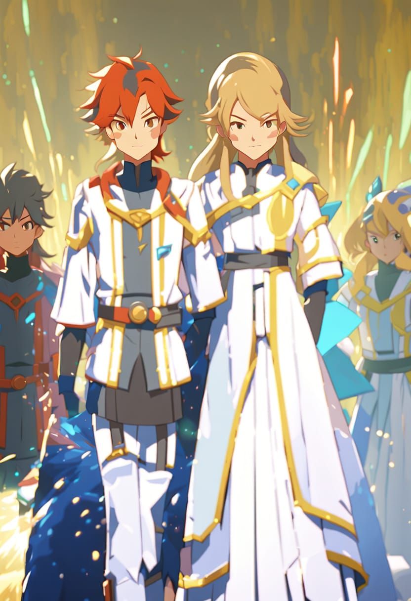 Anime Knight and Princess Pokémon Concept Art