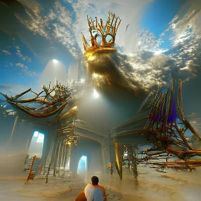 King of Heaven: Surreal 3D CryEngine Concept Art
