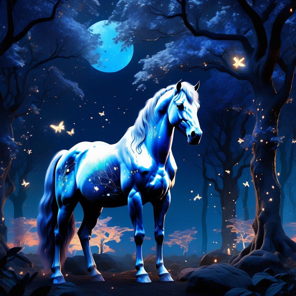 Majestic Centaur Under Twilight Sky in Fantasy Art