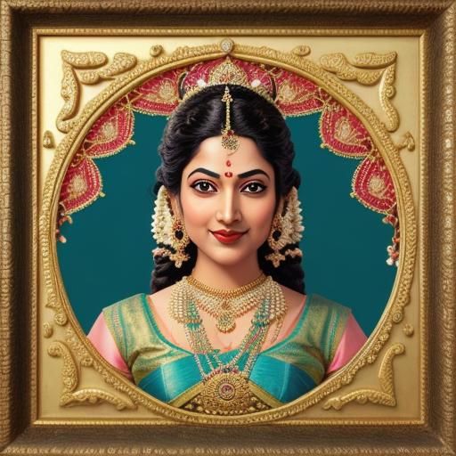 Radiant Srimati Radhika: Eternal Youth and Beauty