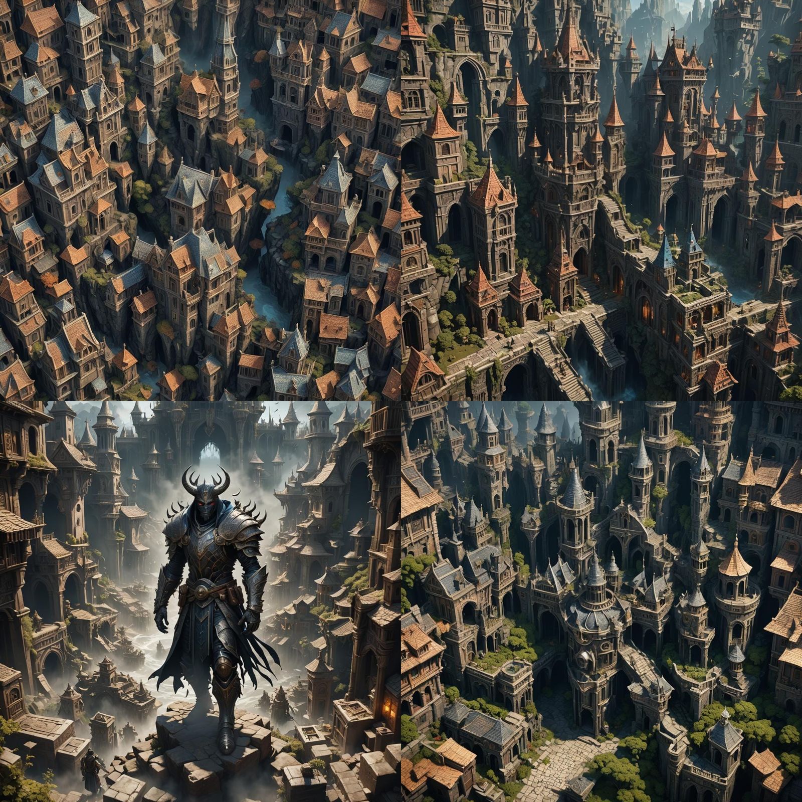 Apenas uma sombra de um homem e monstros dentro de uma nevoa...