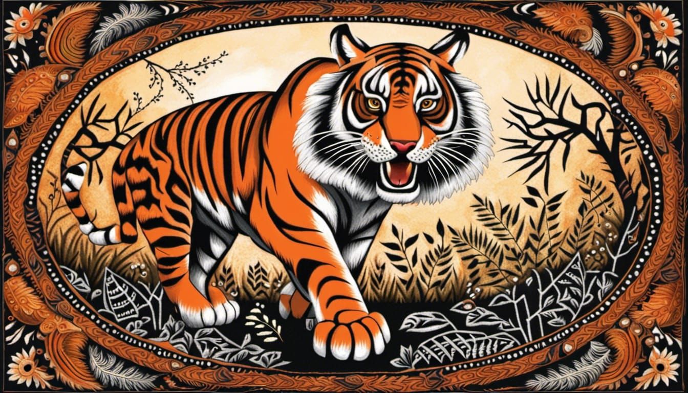 Fierce Bengal Tiger