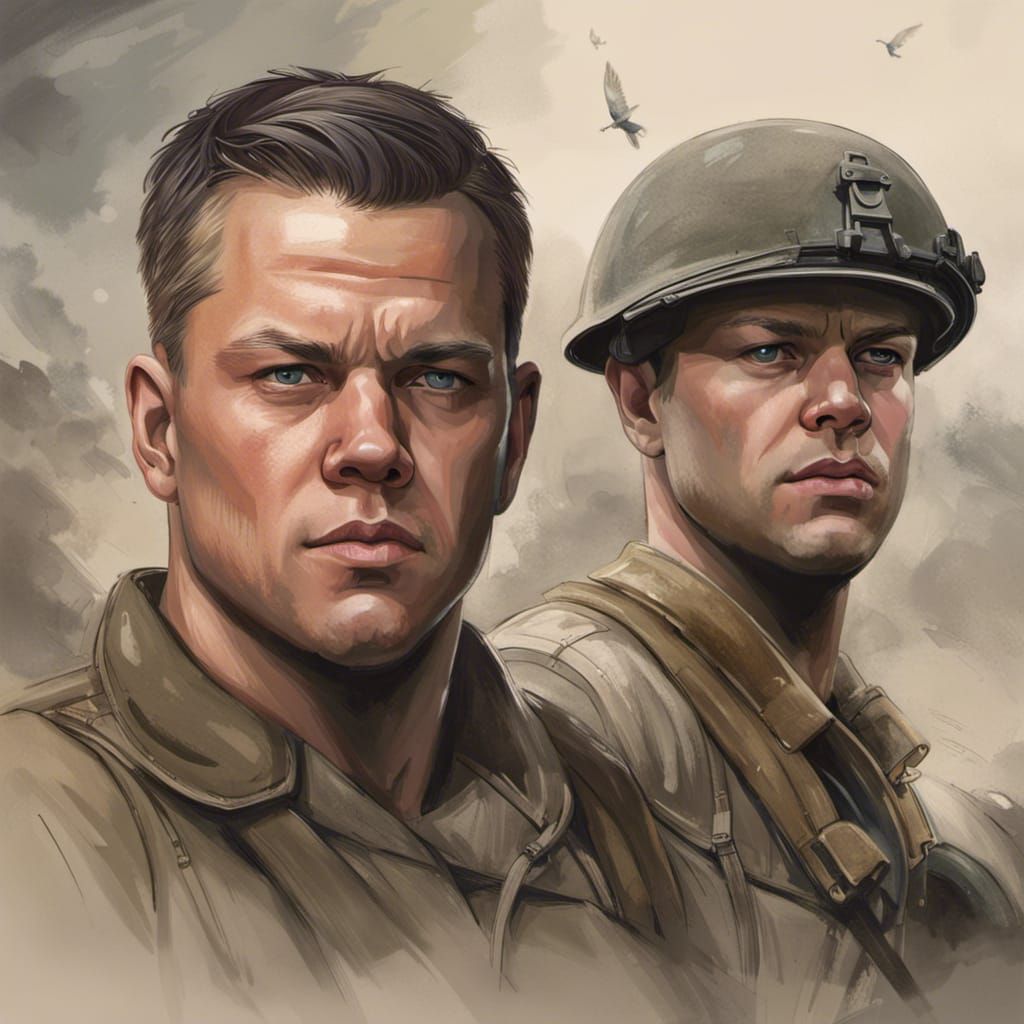 Detailed Portrait of an American Soldier