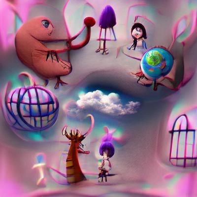 Whimsical World of Imaginary Friends