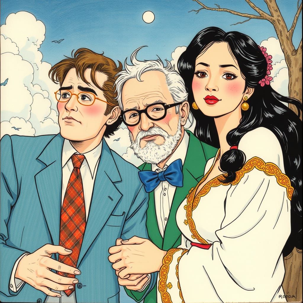 Ethereal Fairy Queen in Dreamlike Landscape