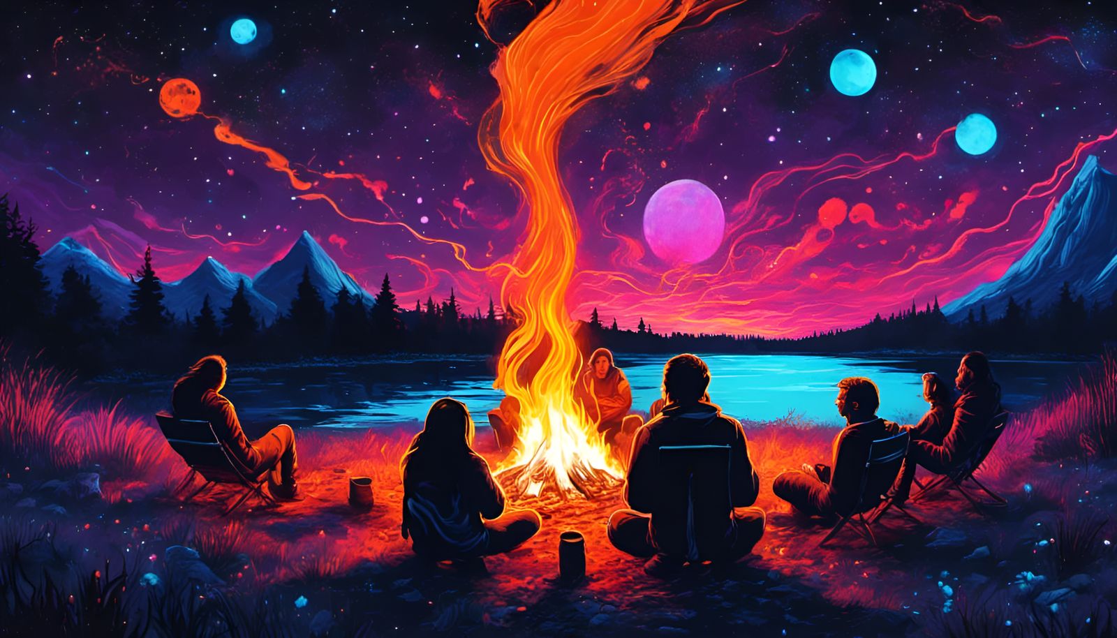 Cosmic campfire