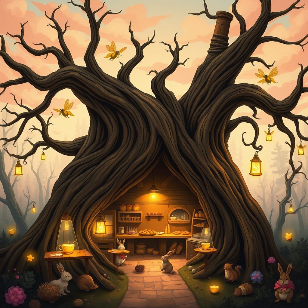 A bakery run by woodland creatures