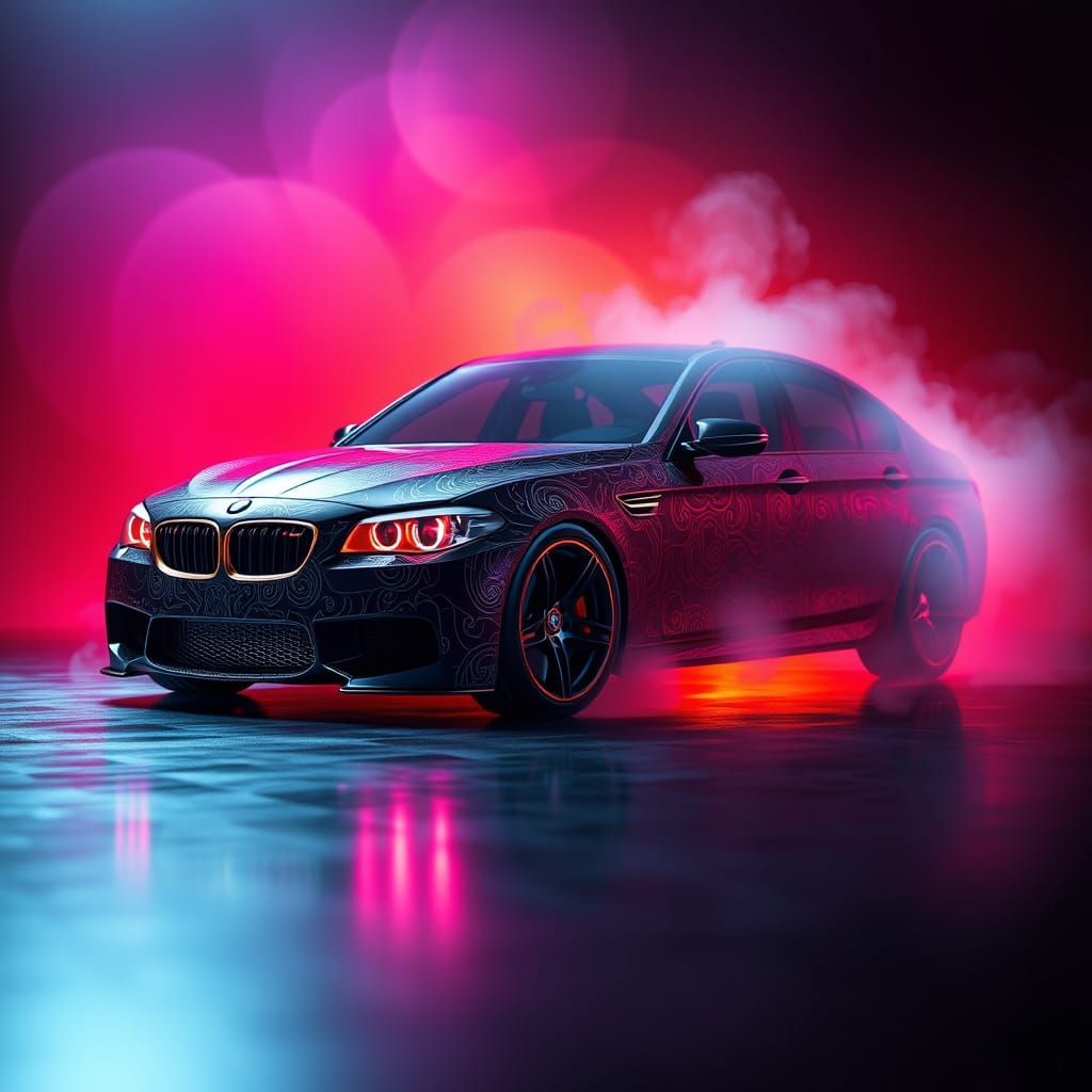 BMW M5 E90 in Mesmerizing Aura, Meticulous Matte Painting