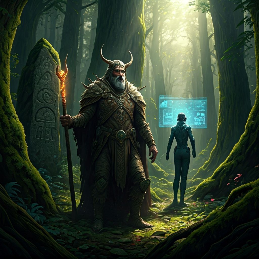 Druid and Engineer Unite Nature and Future