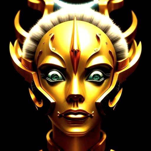 Surreal Glamour: A Vibrant Psychedelic Masterpiece