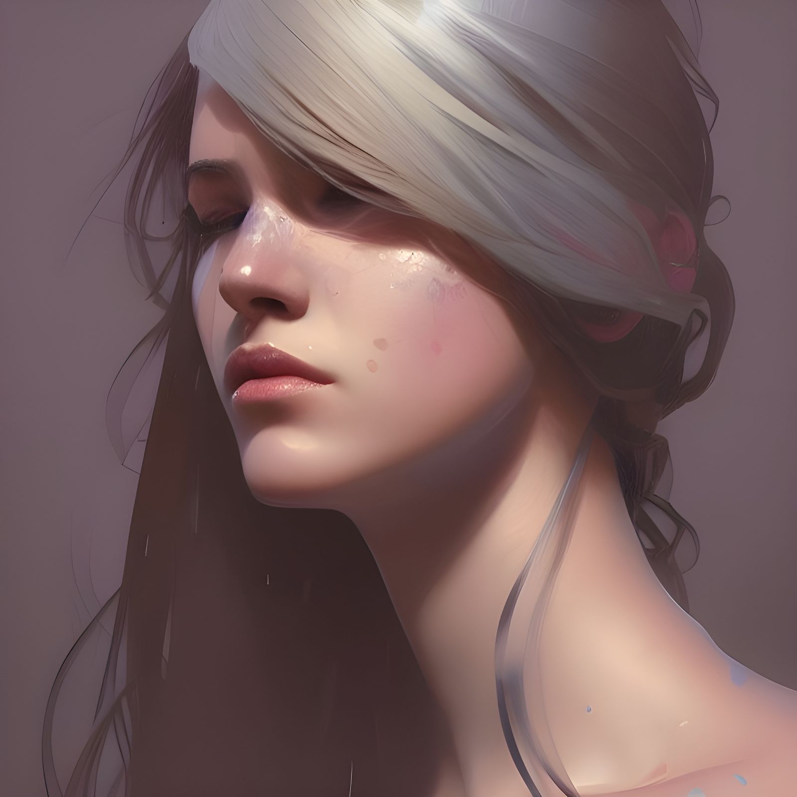 Detailed Portrait of a Pretty Girl in Unreal Engine