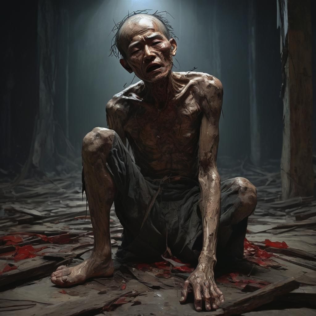 Soul Extraction in German Expressionism Style