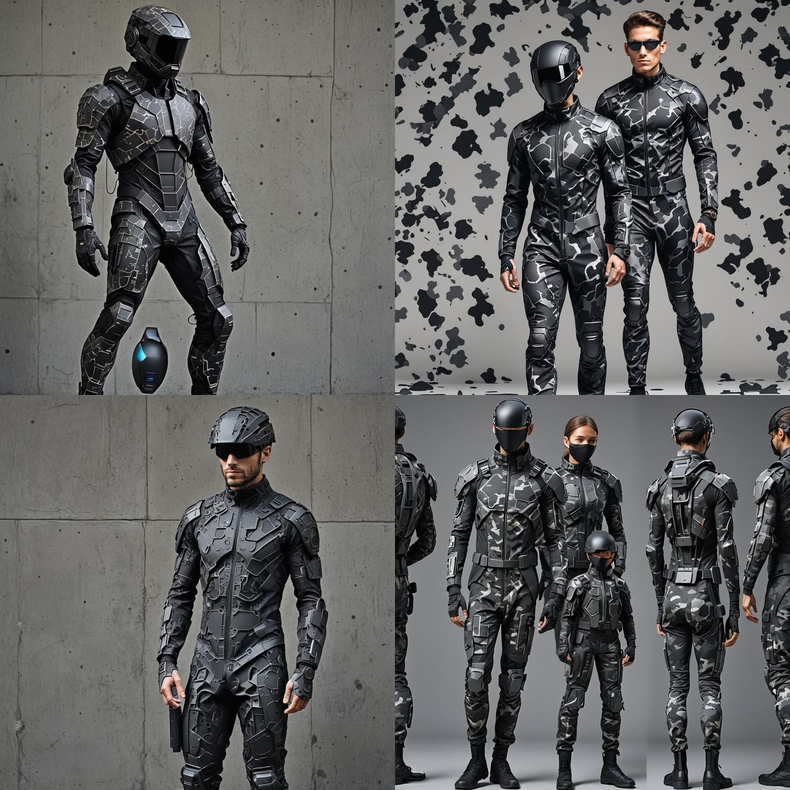 High-Tech Camouflage Suit with Cloaking Device