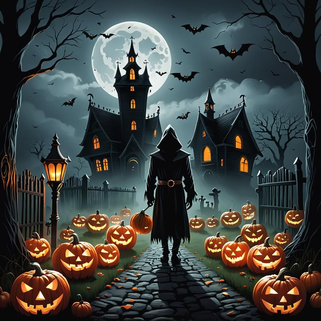 Spooky Halloween Everyday: An AI Interpretation