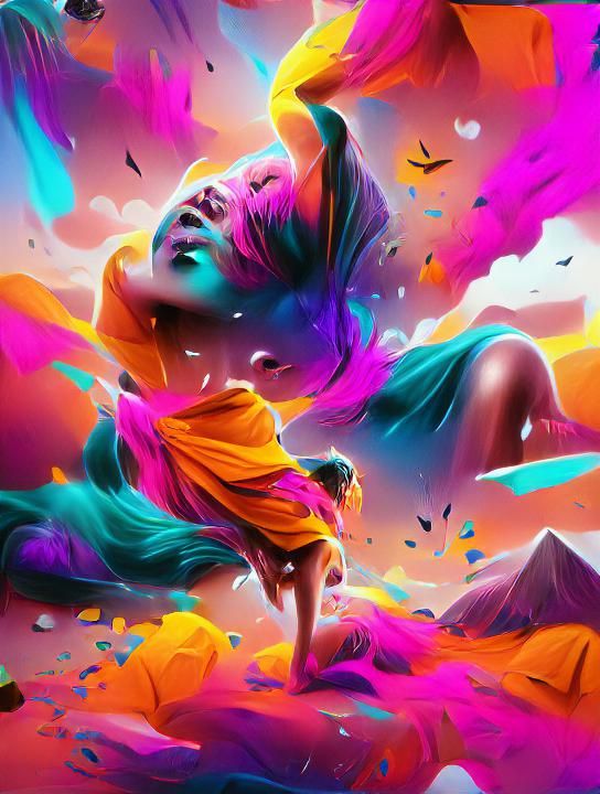 Colourful Digital Artwork Trending on Artstation