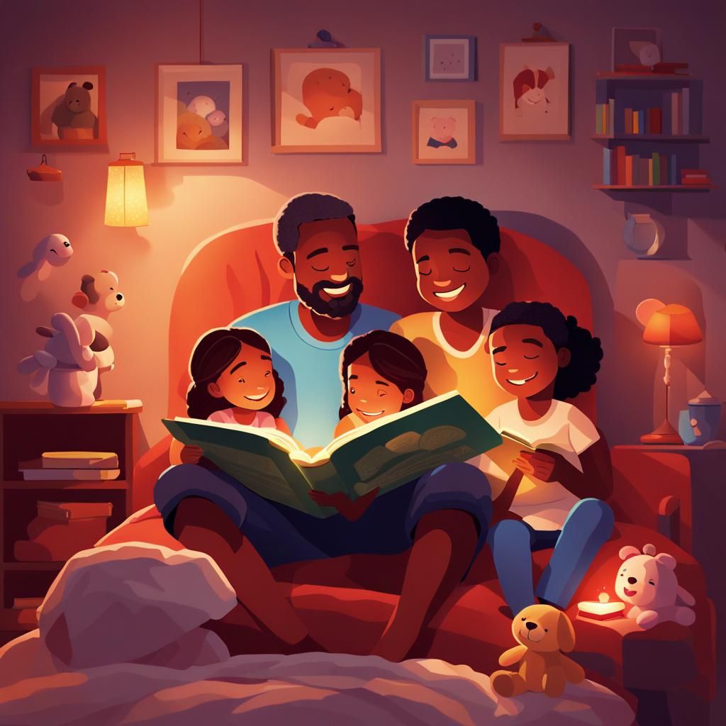 Cozy Bedtime Story with Dad: Anime Style