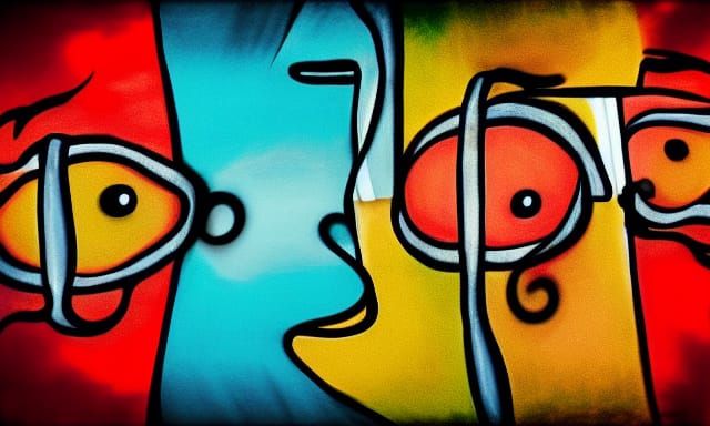 Abstract Image of Confusion