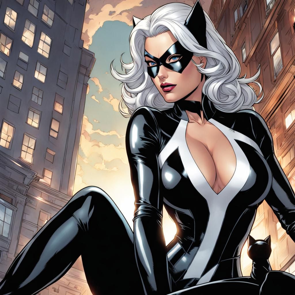 Black Cat Marvel in New Suit Design