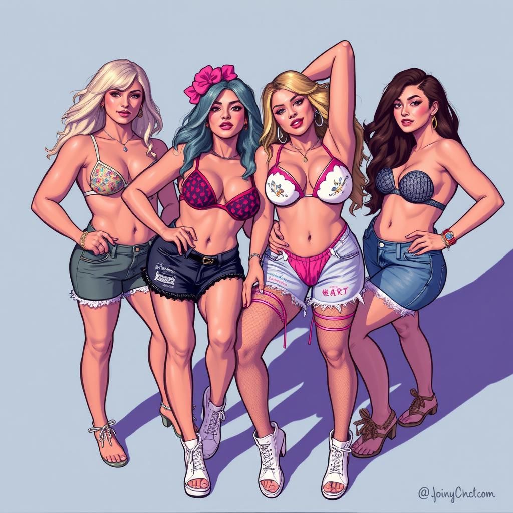 Abstract Thiccness: A Surreal AI Art Creation