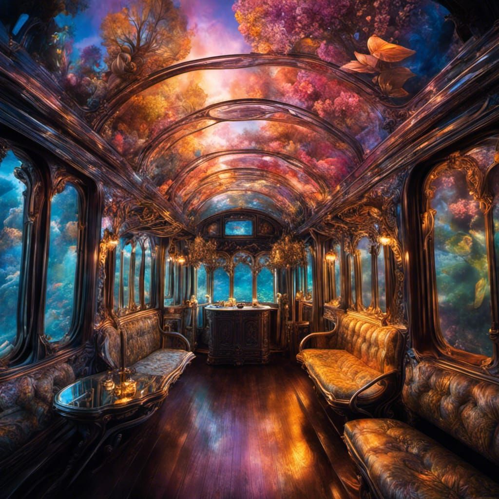 Fantasy Train Compartment