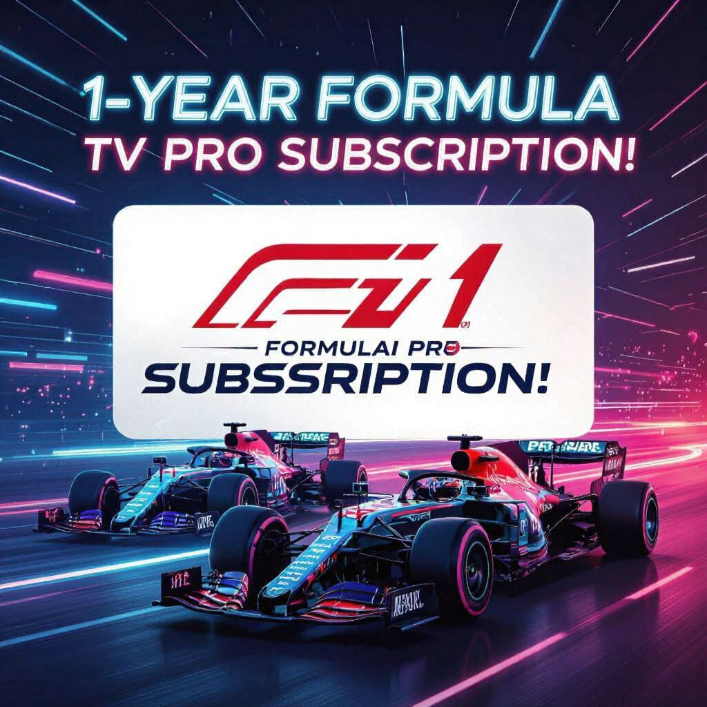 Formula 1 TV Pro Subscription Gift Card Design