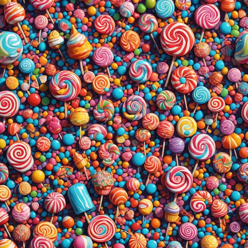 World Tourism Day in Candy Art Style