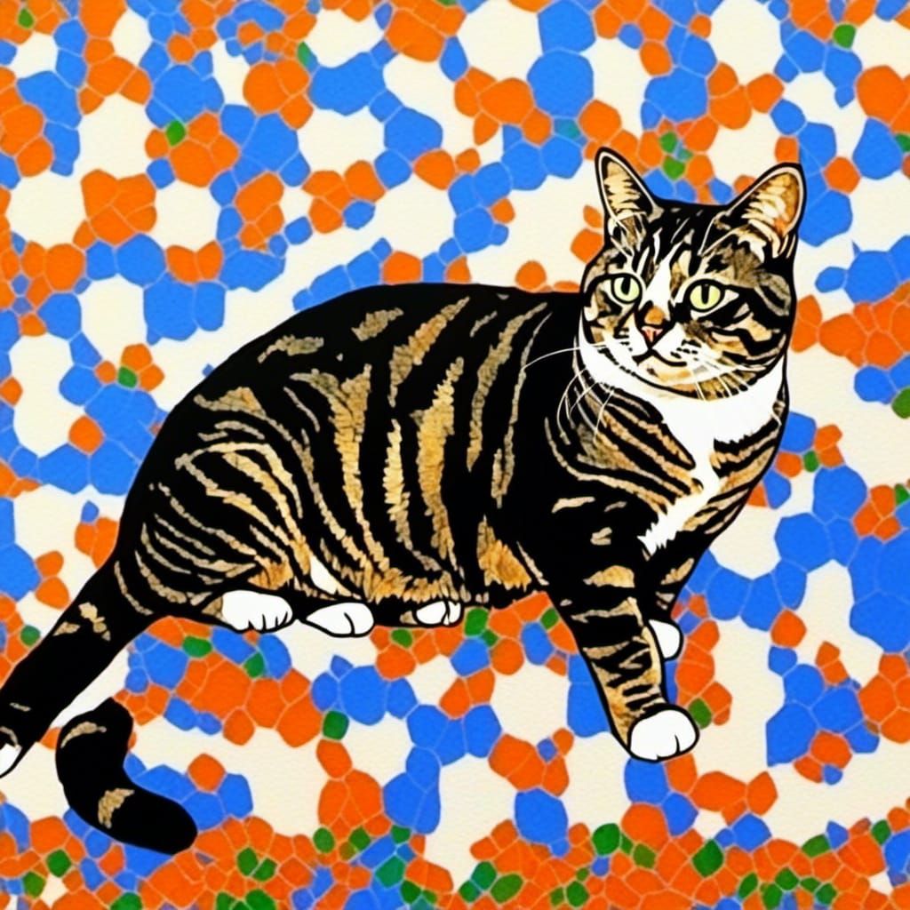 Gouache Painting in Impressionist Style