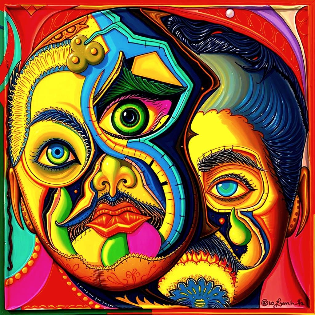 Desire in the Sun: An AI Interpretation