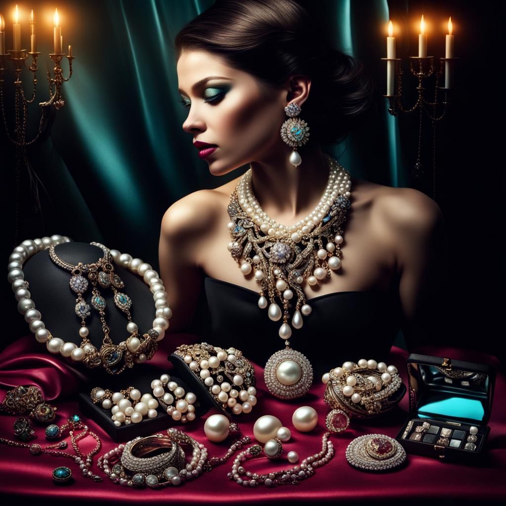 Gems, Diamonds, and Pearls: Glowing Aquarium Jewelry