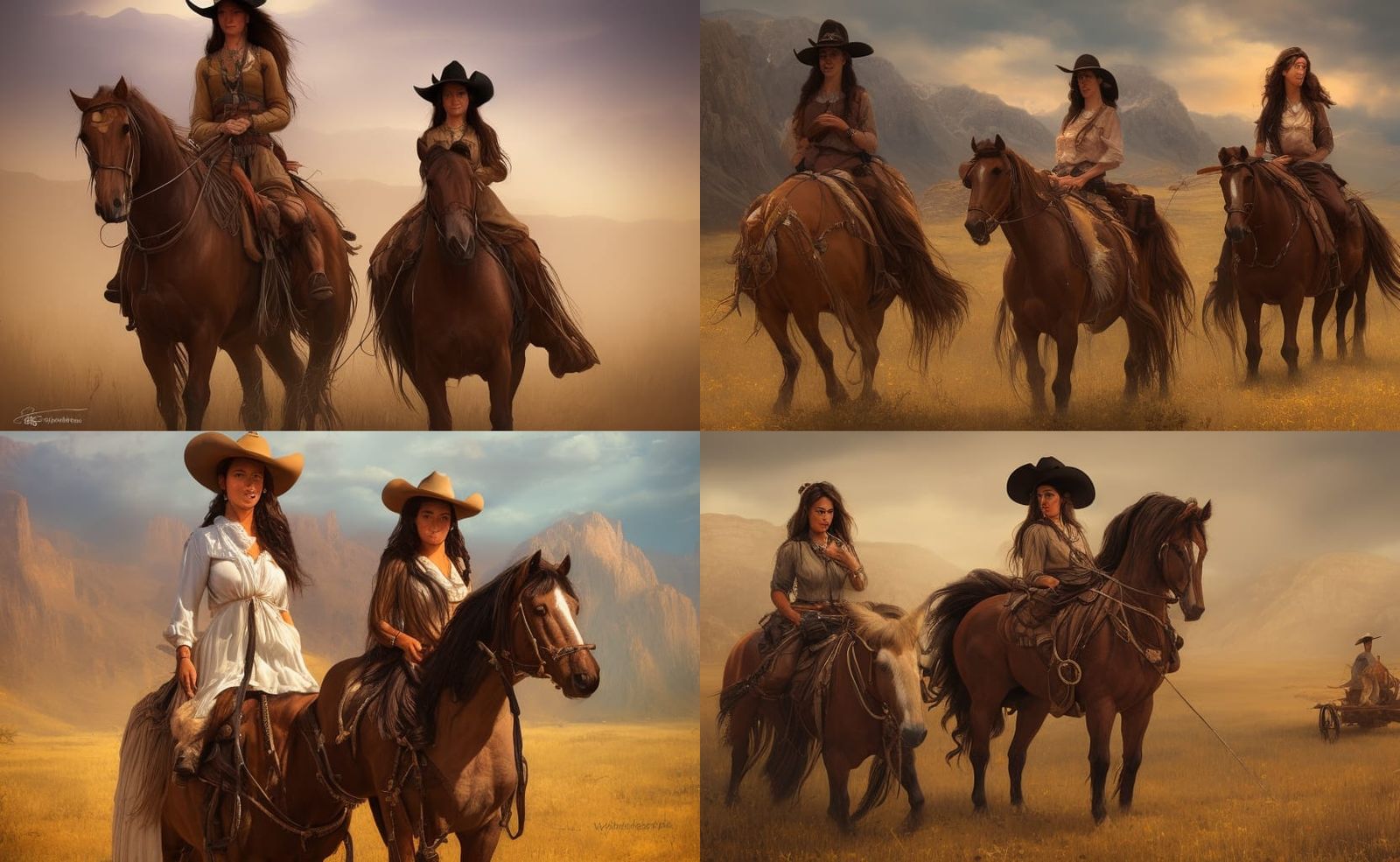 Cowgirls Seek Gold in the Old West