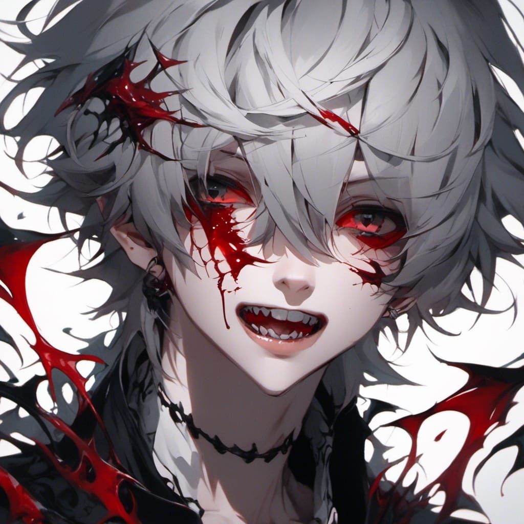 Dark Anime Vampire Boy Profile Picture