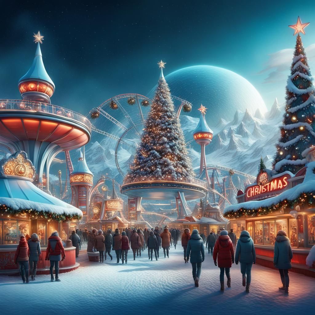 Christmas theme park