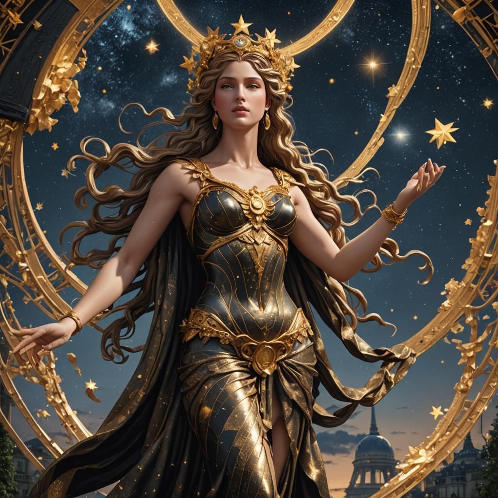 Aphrodite in Paris: Hyperrealistic Fantasy Art